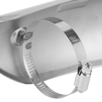 ТЕПЛОЗАЩИТА ВЫХЛОПНОЙ ТРУБЫ, НЕРЖАВЕЮЩАЯ СТАЛЬ, УНИВЕРСАЛЬНАЯ ДЛЯ МОТОЦИКЛОВ