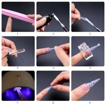 ВЕРХНЯЯ ФОРМА ДВОЙНАЯ ДЛЯ АКРИЛОВОГО ГЕЛЯ МИНДАЛЬНЫЙ КРУГ В КОРОБКЕ 120 ШТ.