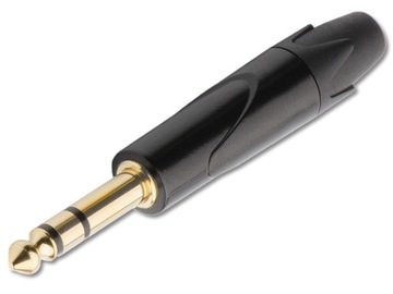 ZŁĄCZE JACK 6,3 TRS STEREO WTYK PLUG SJ3MXG GOLD