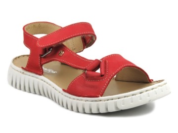 ЖЕНСКИЕ САНДАЛИИ HELIOS 249S ИЗ НАТУРАЛЬНОЙ КОЖИ С УДОБНЫМИ ЛИПУЧКАМИ