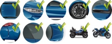 НАКЕР для автомобиля ПОЛЬША Коронованный орел Флаг Польши Цвета 14x14