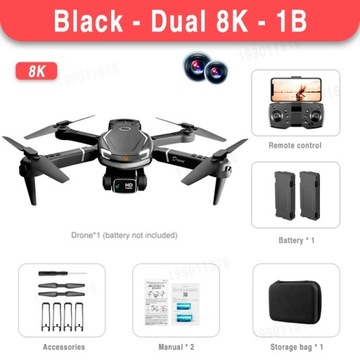 Dla Xiaomi Mini V88 Drone 8K profesjonalna antena HD podwójna kamera