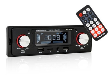 Автомобильная магнитола BLOW BLUETOOTH USB SD MP3 ПУЛЬТ ДУ