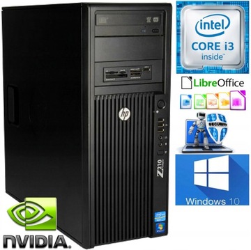 STACJA ROBOCZA Komputer HP Z210 16gb 500gb i3 W10