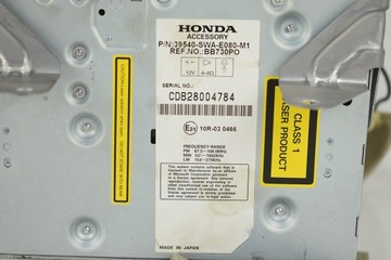 РАДИОНАВИГАЦИОННАЯ HONDA CR-V III 39540-SWA-E080-M1