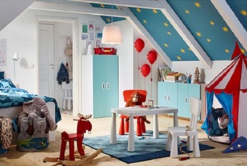 ИКЕА МАММУТ - детский стул красный