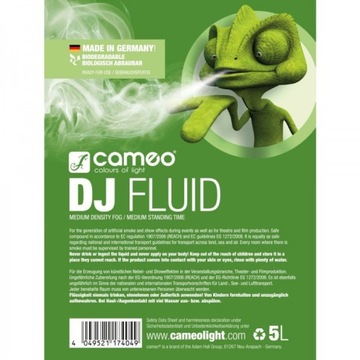 CAMEO DJ FLUID 5 Л - ДЫМНАЯ ЖИДКОСТЬ