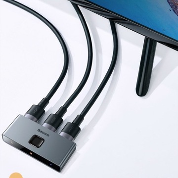 РАЗВЕТВИТЕЛЬ BASEUS 2x FULL HDMI 4K 30 Гц