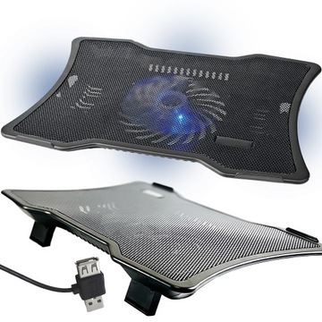 ОХЛАЖДАЮЩАЯ ПОДСТАВКА ДЛЯ НОУТБУКА со светодиодной подсветкой USB