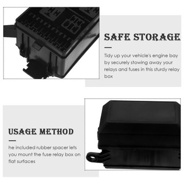 Релейный блок на 12 слотов, 6 предохранителей