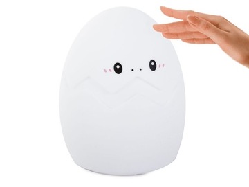 СВЕТОДИОДНЫЙ НОЧНИК ДЛЯ ДЕТЕЙ EGG RGB USB ПУЛЬТ ДУ