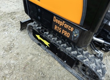 Мини -экскаватор rosfix excavator cabina r15 gąsienicowa 1,5t 1500 кг Куп 9,5 км