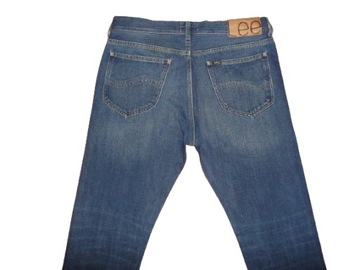 Spodnie dżinsy LEE 101 TAPERED W32/L32=44,5/107cm jeansy
