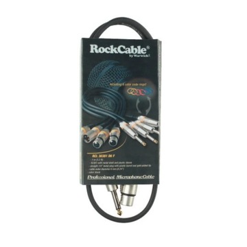 Microphone Cable 1m/3,28 ft Black 1/4