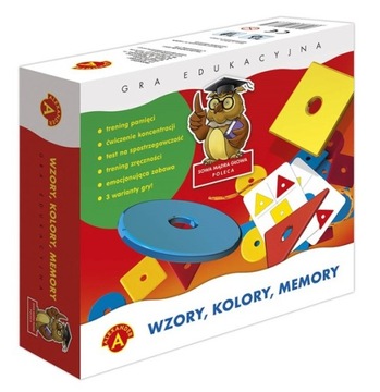 Gra Edukacyjna Wzory Kolory Memory Alexander