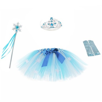 COS Princess Elsa Queen Half Spódnica Ball Performance Spódnica