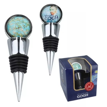 Korek zatyczka do butelki wina alkoholu ozdobna Gogh Kwitnący Migdałowiec