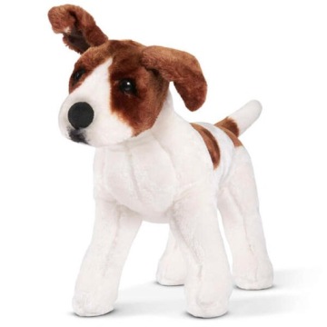 Plyšový Mazlíček Přítulníček Pejsek Jack Russell teriér Plyšák Melissa and Doug 50 cm
