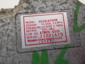 MAZDA 6 GG GH 1.8 2.0 16V LF КОМПРЕССОР КОНДИЦИОНЕРА H12A1AF4DW