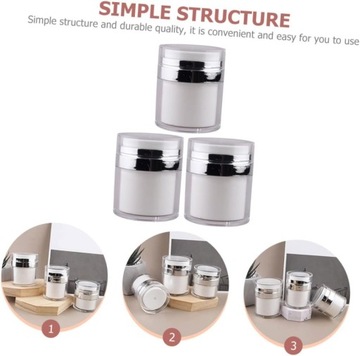 6 шт., баночка для крема для макияжа, флакон для макияжа с насосом для