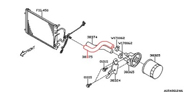 SUBARU TRIBECA PŘÍVOD CHLADIČŮ OLEJE ATF PŘEVODOVKY