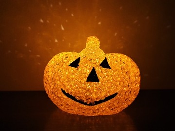 СВЕТЯЩАЯСЯ ТЫКВА СВЕТОДИОДНАЯ ФИГУРКА ХЭЛЛОУИН НА БАТАРЕЯХ ДЕКОРАТИВНЫЙ ОРНАМЕНТ