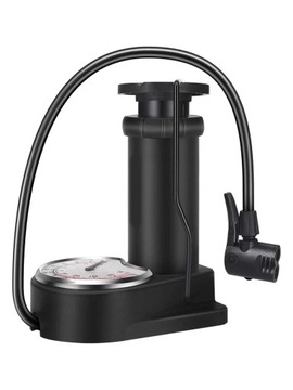 ВЕЛОСИПЕДНЫЙ НАСОС С МАНОМЕТРОМ ВЕЛОСИПЕДНЫЙ НАСОС ДЛЯ МЯЧЕЙ, ВОЗДУШНЫХ ШАРОВ, НОЖНОГО МАНОМЕТРА