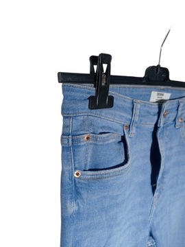 Spodnie jeans damskie BERSHKA 38 Niebieskie