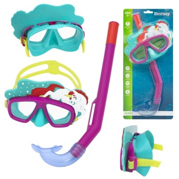 НАБОР ДЛЯ ДАЙВИНГА ДЛЯ ДЕТЕЙ, ТРУБНАЯ МАСКА, 3-6 лет Bestway AQUAPALS 24059