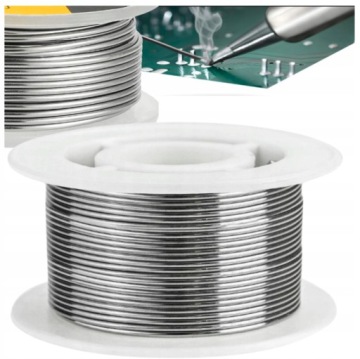 CYNA DO LUTOWANIA Z KALAFONIĄ I TOPNIKIEM SPOIWO LUTOWNICZE DO TAŚM LED