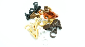 Карнизы-лягушки - ВРАЩАЮЩИЕСЯ - 50 шт. Белый