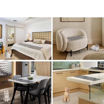 СЕТКА С КОЛОСАМИ 30Х200СМ КОВРИК ОТПУХАЮЩИЙ КОШЕК БАРЬЕР ЧЕРНЫЙ 2ШТ.