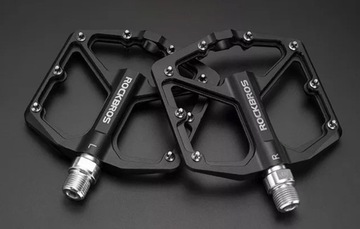 ВЕЛОСИПЕДНЫЕ ПЕДАЛИ ПЛАТФОРМА ROCKBROS ПРОТИВОСКОЛЬЗЯЩИЕ ШТИФТЫ ПРОЧНЫЕ ТВЕРДЫЕ