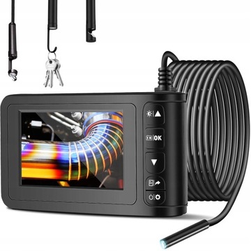 KAMERA INSPEKCYJNA ENDOSKOP Z EKRANEM LCD FULL HD