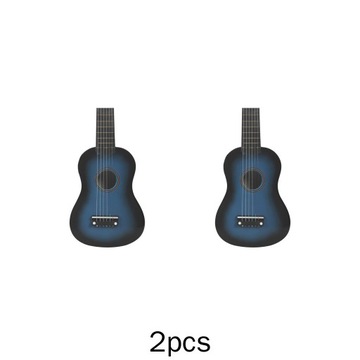 2x Mini 21-calowa 6 Strunowa Gitara Akustyczna