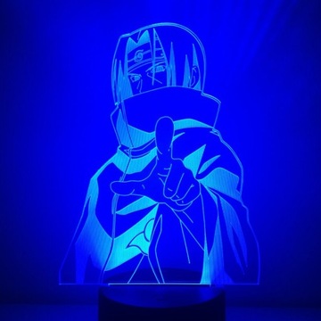 3D LED ЛАМПА Саске 16 цветов RGB