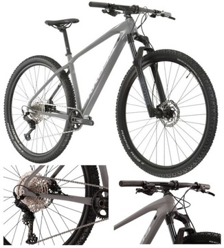 ROWER GÓRSKI MTB KROSS LEVEL 8.0 SZARO-SREBRNY L 19