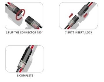 Электрический разъем малый 2P разъем разъем быстрый разъем светодиодный зажим 2 Pin