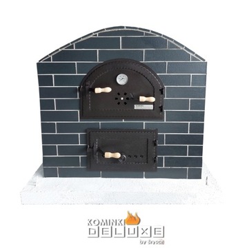 DUO печь для хлеба для пиццы 60х50 клинкер шамот