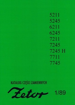 KATALOG CZĘŚCI ZAMIENNYCH CIĄGNIK ZETOR 5211-7745