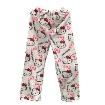Хэллоуин Sanrio Hello Kitty Пижамные штаны Аниме Флис Двойная Z