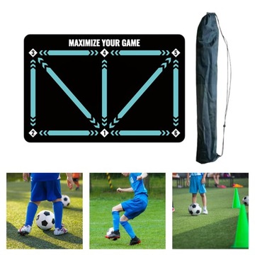 Футбольный тренировочный коврик Тренировочный ковер Контроль скорости мяча