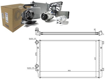 NISSENS 65280A Радиатор системы охлаждения двигателя