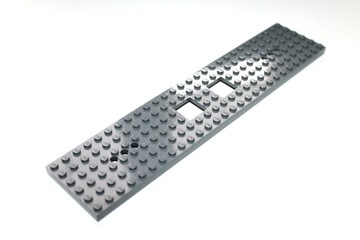 LEGO Podwozie Pociągu Wagonu 6x28 Grafitowy (ciemno-szary) 92339 / Train
