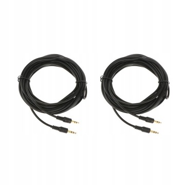 2 sztuki 3.5mm Jack Aux męski na męski Stereo