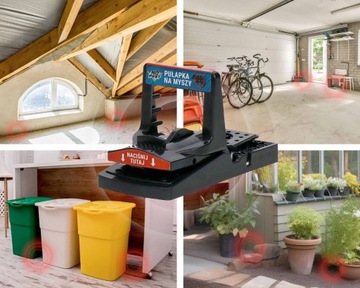 ПРОЧНАЯ ЛОВУШКА-ГИЛЬОТИНА С ХРЕПОВИНОЙ ДЛЯ МЫШЕЙ, КРЫС, ГРЫЗУНОВ SX-5008