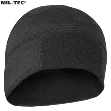 ШАПКА МУЖСКАЯ ЗИМНЯЯ ФЛИСОВАЯ MIL-TEC, ЧЕРНАЯ