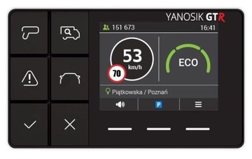 Antyradar YANOSIK GTR +abonament SKLEP CZĘSTOCHOWA