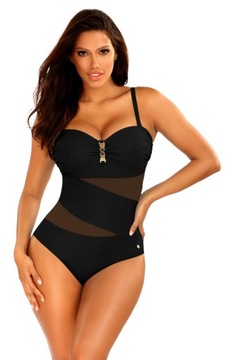 Strój kąpielowy damski jednoczęściowy Self Tiger 7 Black R.40C