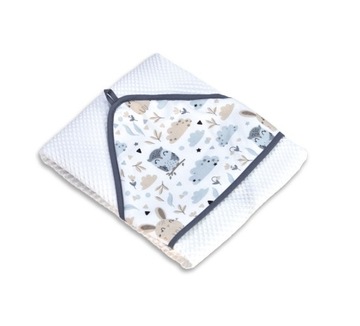 Детское банное полотенце большой комплект 100х100 хлопок вафельный Pepi